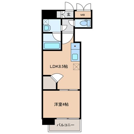 レスコ中島の物件間取画像